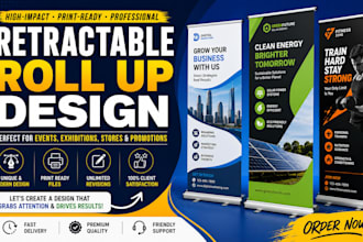 design retractable banner roll up banner banner design signage design