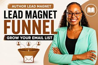 build a lead magnet funnel and landing page for book marketing