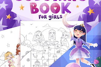 create cute custom coloring pages for kids