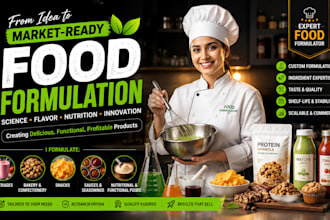 create custom food formulation recipes