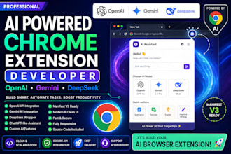 build an ai powered chrome extension openai gemini deepseek wrapper