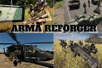 make custom weapons and gear for arma reforger
