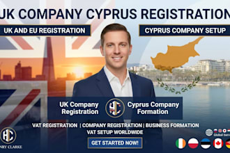 register your cyprus ltd and UK company with full legal compliances