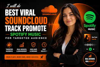 organic spotify music promotion soundcloud promotion