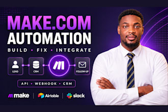 fix make com automation, make automation, make com expert, integromat, made com
