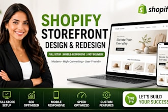 shopify storefront design redesign headless shopify store expert developer