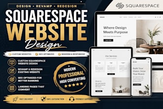 design squarespaces websites revamp redesign custom websites SEO landing page