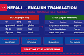 translate nepali to english accurately and naturally