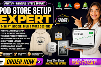 printify pod t shirt apparel hoodie apparel mug poster design merchandise