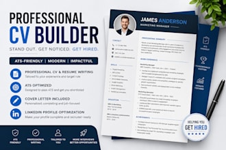resume and CV writing and design