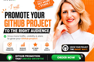 do github promotion github repository for more stars followers
