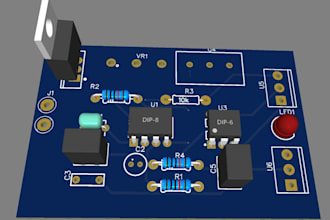 design pcb schematic and kicad layout with gerber files