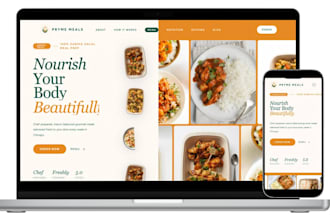 meal prep website meal prep  food delivery food website meal prep shopify store