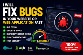 fix bugs or rebuild your website, frontend, backend, redesign wordpress, shopify