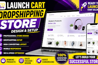 create launch cart cj dropshipping autods spocket zendrop syncee appscenic doba