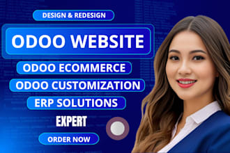 develop odoo website redesign odoo ecommerce store odoo erp customization odoo