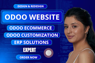 develop odoo website redesign odoo ecommerce store odoo erp customization odoo