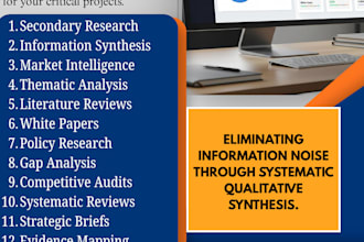 get strategic qualitative research, market research and synthesis