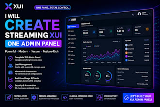 create streaming xui one admin panel