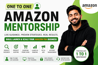 provide amazon fba mentorship and one to one coaching