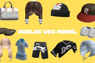 3d roblox ugc model accessories 3d model game art hair models ugc roblox clothes