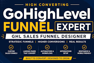 build ghl lead generation funnel expert ghl sales funnel design