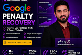 get help recover from google penalty or ranking problem