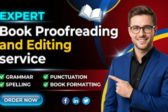 do book proofreading and professional book editing