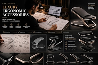 do high quality ergonomic accessory designs and cad models