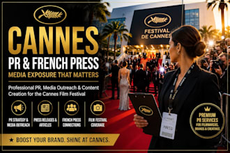 handle cannes film festival PR and french press outreach