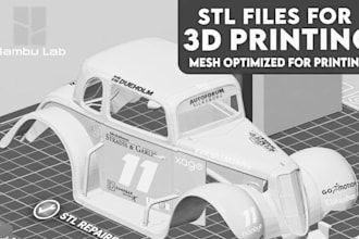 fix, repair and modify your stl file for 3d printing