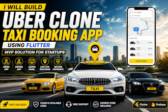develop car rental app taxi booking app fleet management app with live tracking