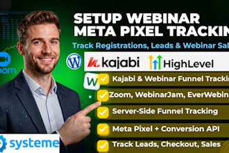 do kajabi facebook meta pixel tracking ever goto webinarjam zoom registration