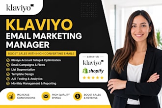 manage shopify klaviyo email marketing monthly klaviyo email campaign manager