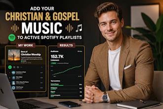 add your christian and gospel music to active christian playlist