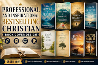 design professional and inspirational bestselling christian book cover