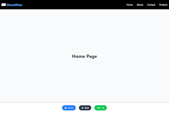 build responsive react website with modern UI