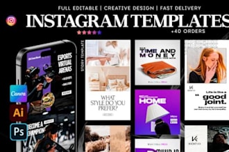 design editable canva instagram templates