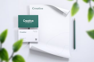 design professional stationery kit for your brand