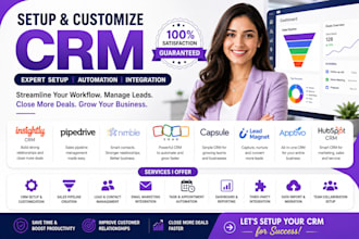 setup insightly pipedrive nimble zoho capsule lead magnet apptivo hubspot CRM