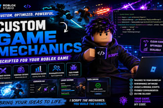 script custom game mechanics for your roblox game