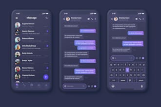 develop SMS messaging app, SMS alert app, secret chat app, text messaging app