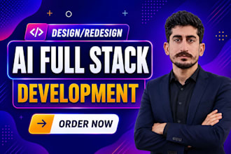 build ai website, website development, full stack developer, front end developer