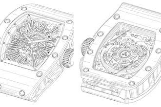 design luxury watch cases and  custom cad frames for manufacturing