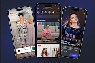 develop advance live ecommerce app, shoping app, ecommerce app, multivendor app