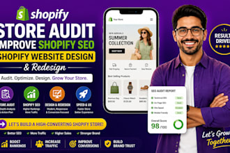 do shopify store audit improve shopify SEO shopify website design and redesign
