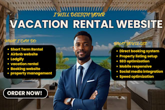 design vacation rental booking website airbnb booking website
