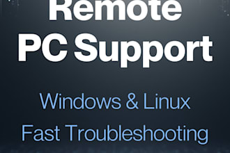 remote PC support and troubleshooting