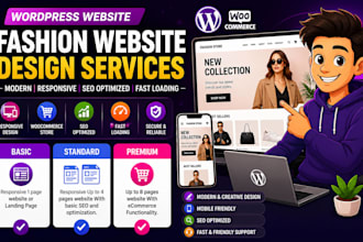 design wordpress fashion website redesign woocommerce store design