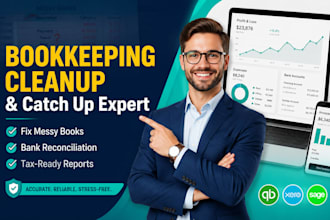 fix messy books bookkeeping cleanup catch up in quickbooks xero sage kashflow
